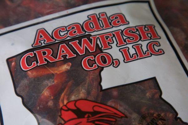 whole cooked crawfish